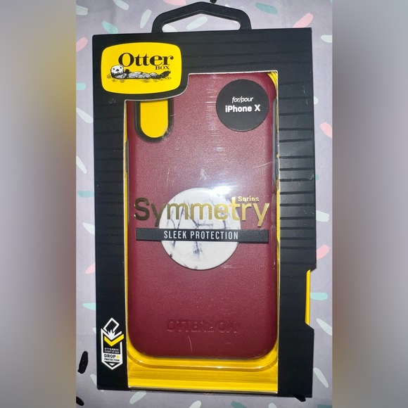 iPhone X OtterBox case with pop socket - Picture 5 of 6